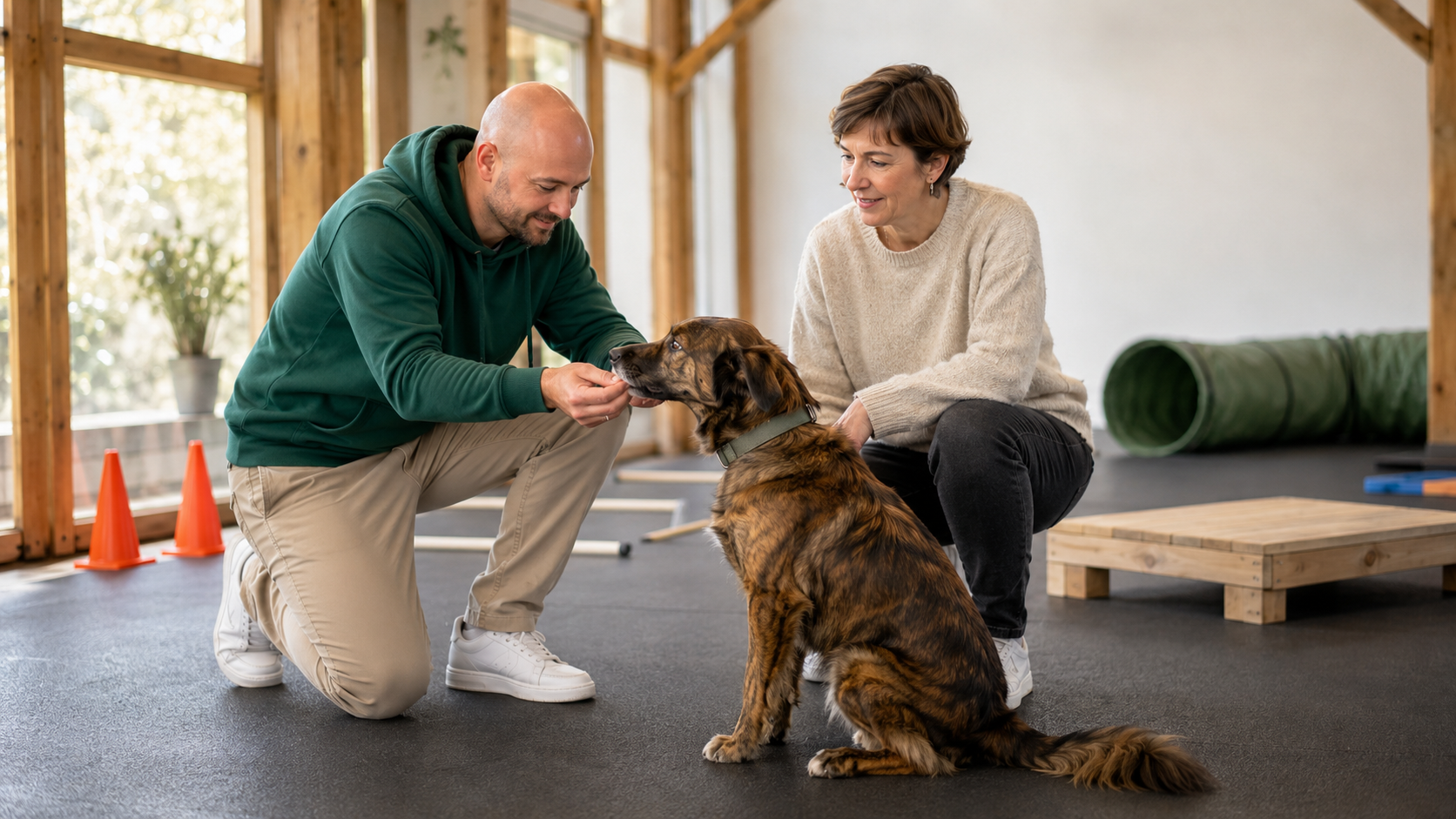 Personal Coaching bei foxred & brindle in Liestal: 1:1-Einzeltraining mit Hund im Indoor-Trainingscenter