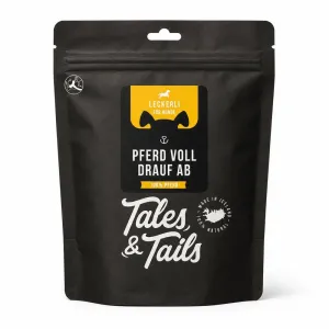 Beutel Tales & Tails ‹Pferd voll drauf ab›, Trainingsleckerli aus 100 % Pferd, 250 g